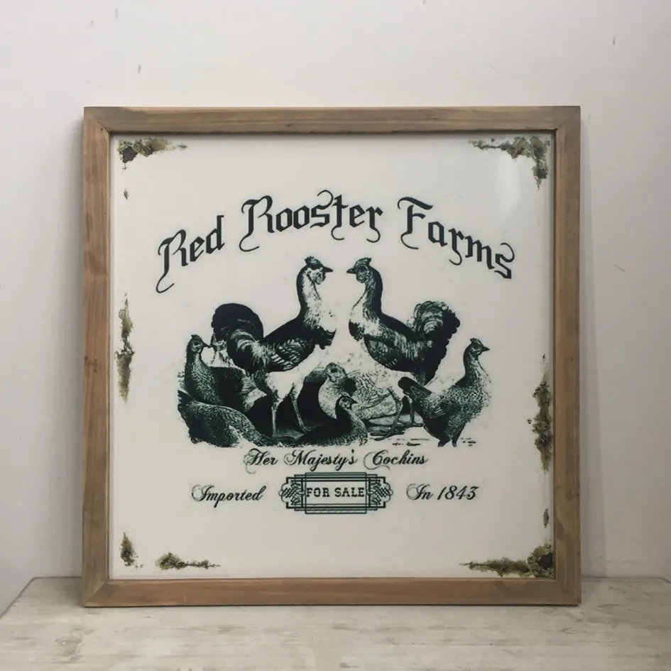 Farm Animal Wall Decor Sign