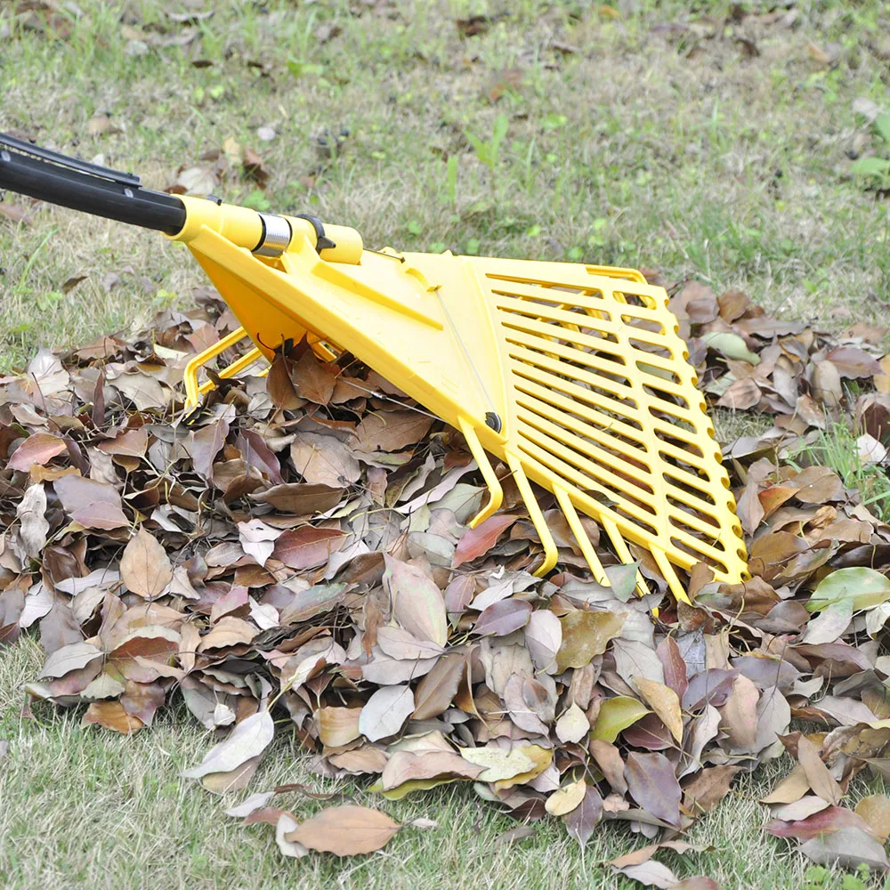 
VERTAK Global Patent Professional supplier quick assemble 2 in 1 plastic garden leaf rake/grabber 