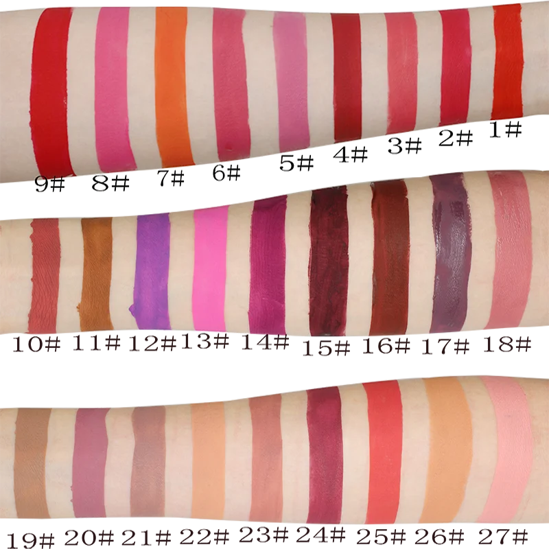Best seller custom organic vegan makeup 18 hours waterproof private label matte liquid lipstick