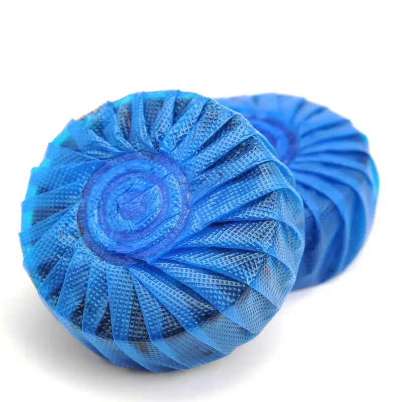 
High Quality Solid Blue Bubble Scented Toilet Cleaner For Toilet Bowl 