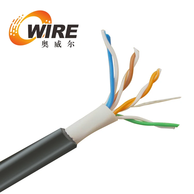 Открытый UTP cat5e сетевой кабель Wterproof ftp sftp Cat5e