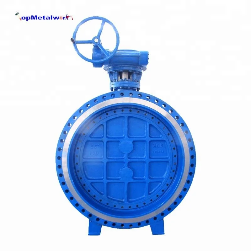 Worm Gear Drive Ductile Iron Double Eccentric Butterfly Valve