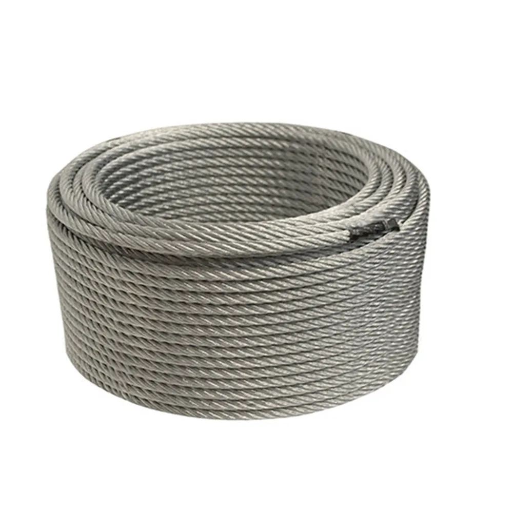 7x19 Cableway hot dipped galvanized steel wire cable 10-20mm