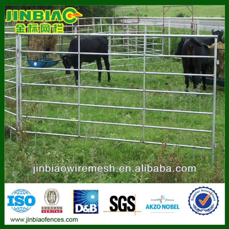 Cattle fencing panels for prefab houses and live cow sheep horse cattle yard panels