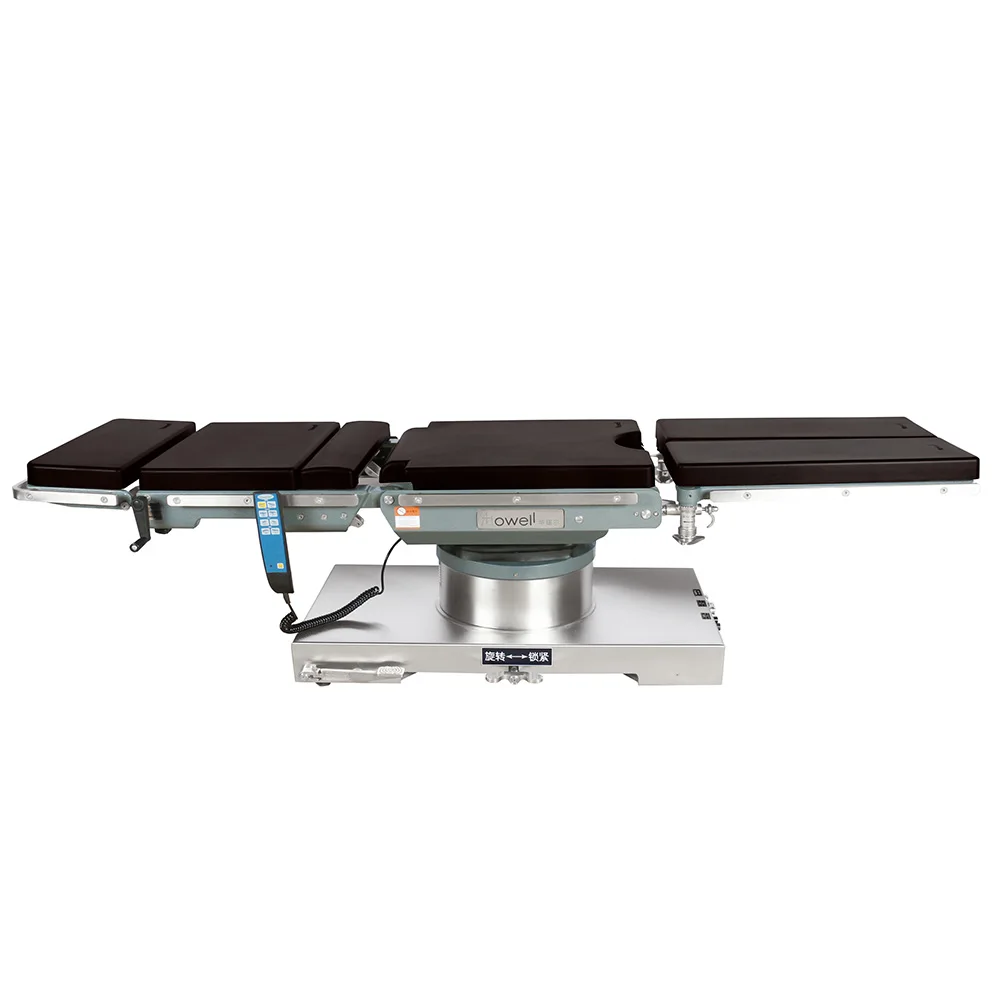 Ultra-low Round column surgical table manufacturer  Rotational Operating table suppliers for neurosurgery 180 degree rotation