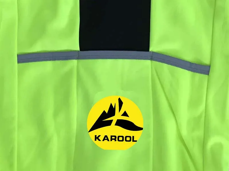 Wholesale  Bike  Jacket   Customized Fluorescence Green Color Bicycle Jacket Outdoor  Cycling Jacket