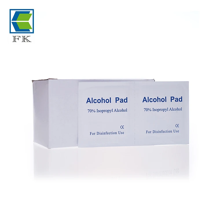 
Skin Disinfectant Disposable Alcohol Prep Pads With 70% Isopropyl Alcohol 