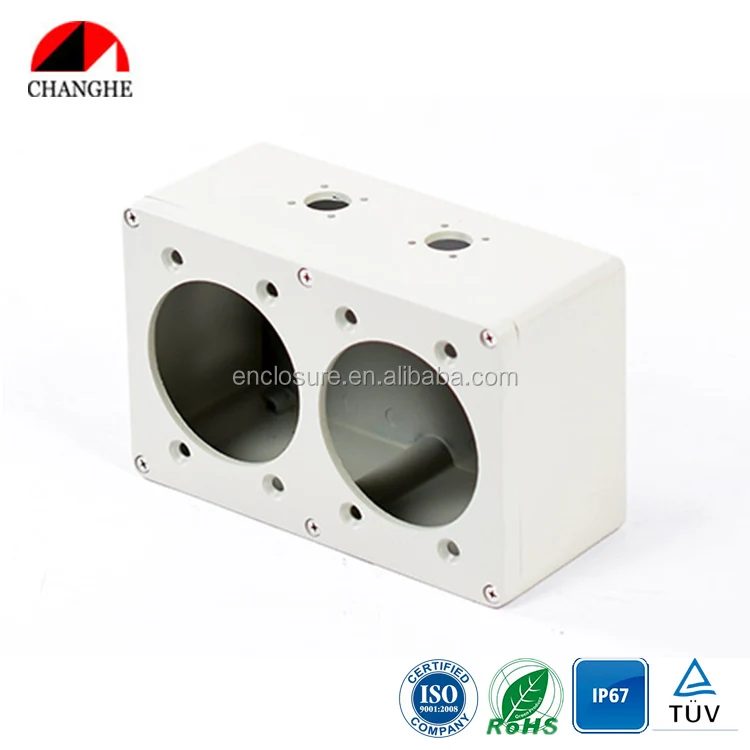 Custom IP67 die cast aluminium waterproof enclosure / aluminum junction box / aluminium electronics enclosure