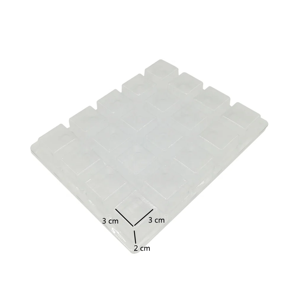 PET 20 Cavity Clear Blister Chocolate Tray