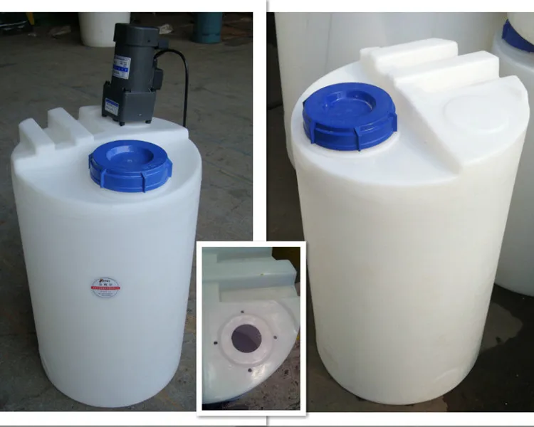 Factory supply 800/1000/2000 Litre PE Plastic Water mixing Tanks