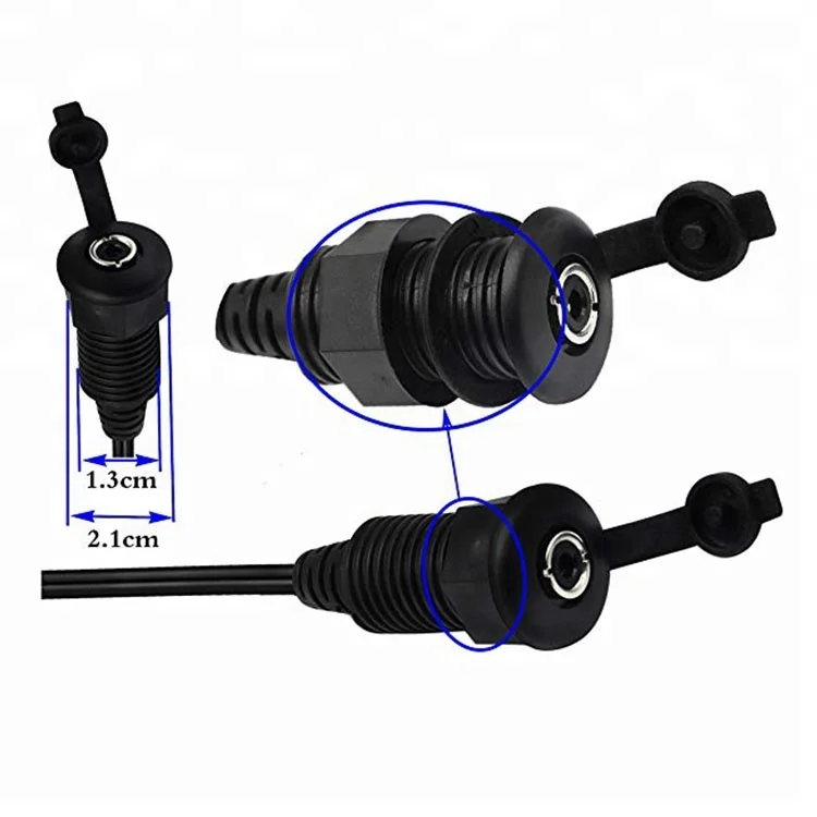 High Quality AUX Panel Mount Cable Extension Dash Flush Panel Mount Cable