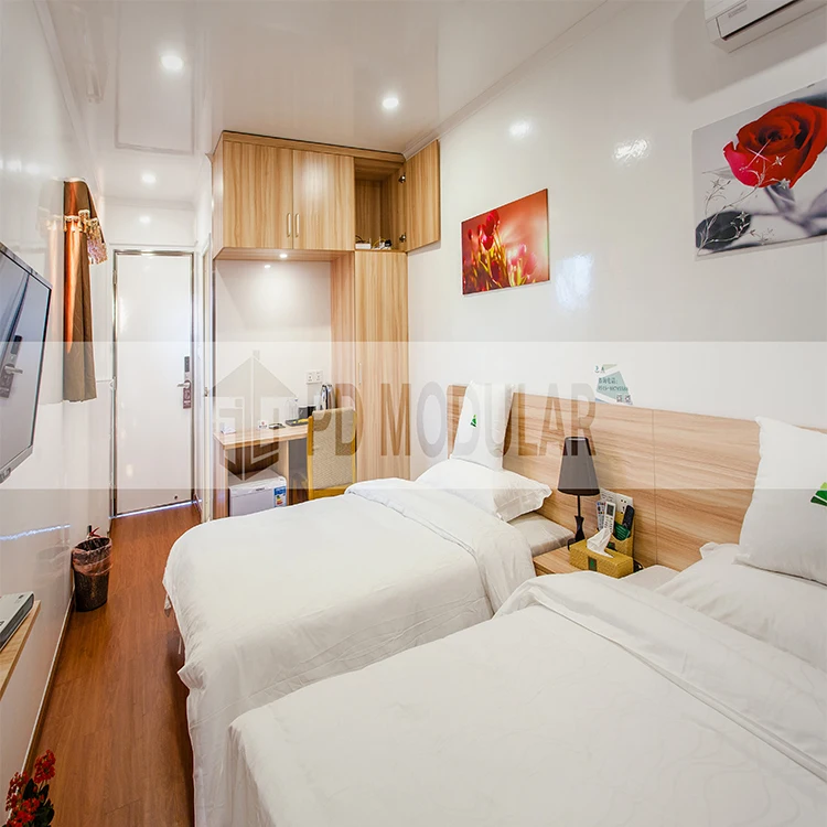 Qatar prefab portable container accommodation mobile luxury villa for sale