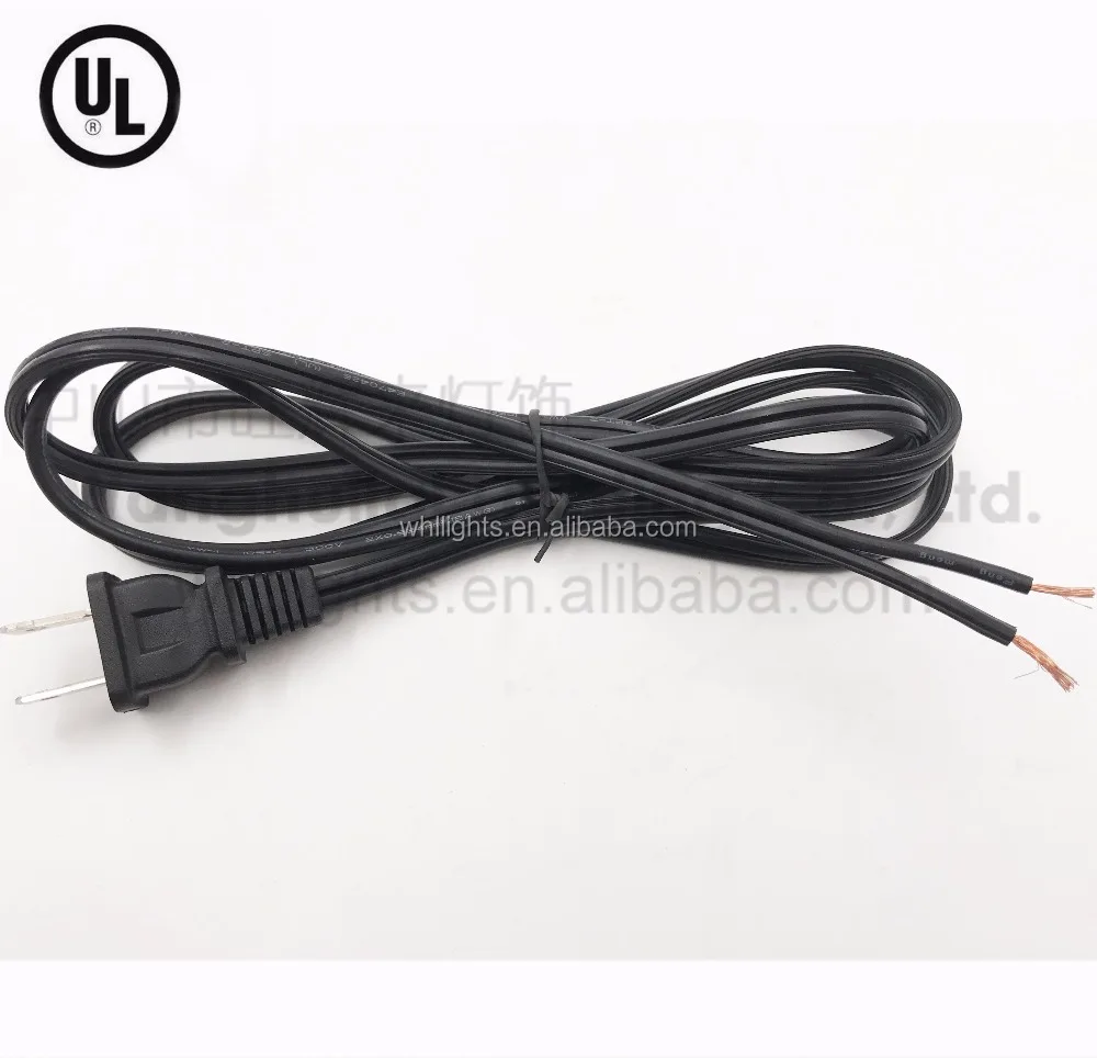 
UL e26 salt lamp ac power cord pendant lamp cord set with plug 