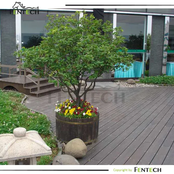 ASA Surface wood color pvc foam decking