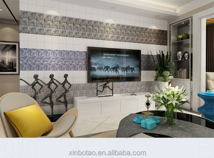 
New product hotel shower sparkle quartz 3d wall ceramic tile 
