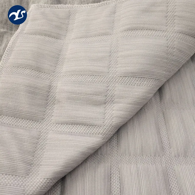 knitted single jacquard mattress fabric for blanket