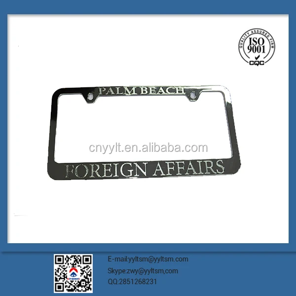 
2015 car license plate frames no led no hide the number plate no shutter 