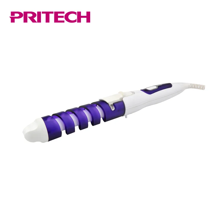 PRITECH Rizadores De Pelo Beautiful Curling Iron Spiral Curl Ceramic Curlers For Hair