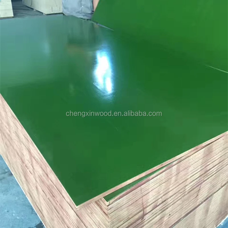 Green PP Plastic Film Faced Plywood / Ply Wood / Marine Plywood