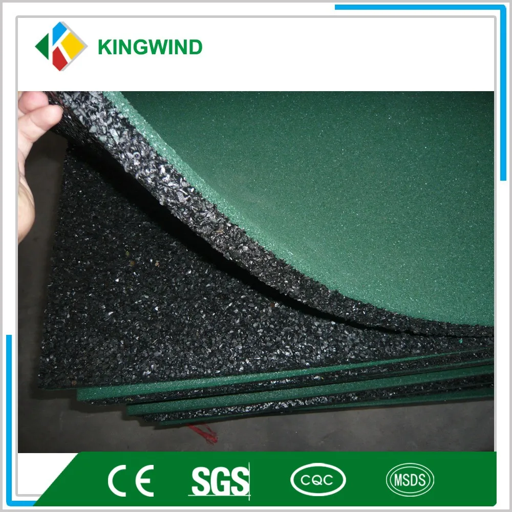 recycled tire flooring/ playground rubber tiles