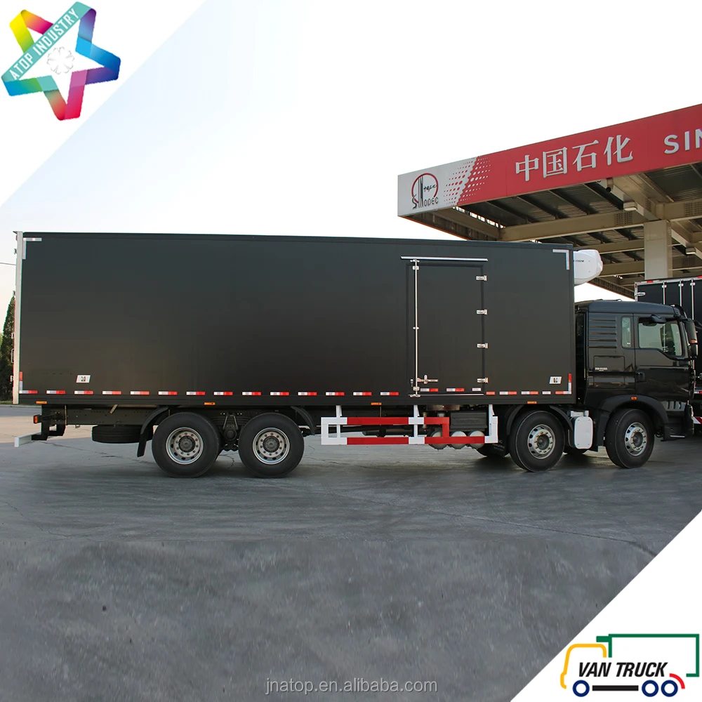 ColdKing Howo T5G 340Hp chassis 9.6m truck body heavy duty refrigerated truck