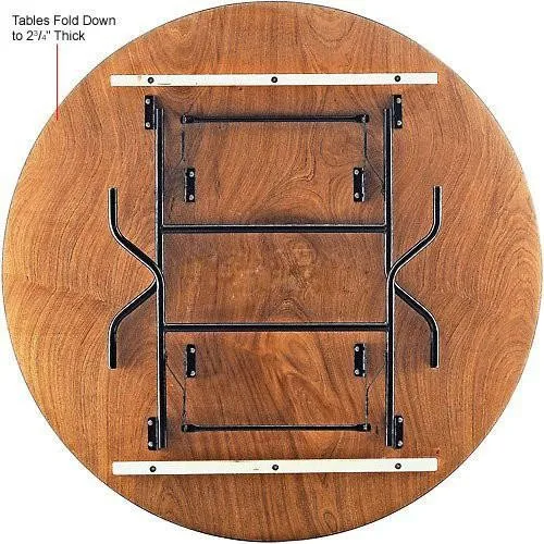 168cm Diamond Round Table Rental Banquet Tables