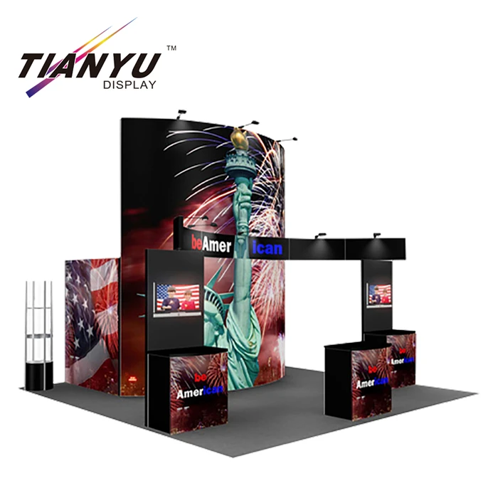 Trading Business Ideas Modular Construction Expo Stand With Exhibition Floor System