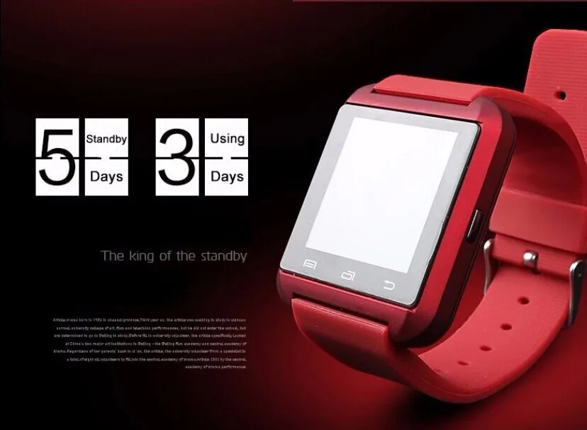 2017 Мода Новый Белый Удаленной Камеры Смарт-Наручные Часы