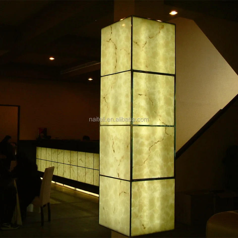 
backlit onyx wall panel translucent artificial marble  (60696598576)
