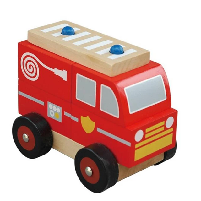 Красочная деревянная модель маленького игрушечного автомобиля для детей-11*5*5 см