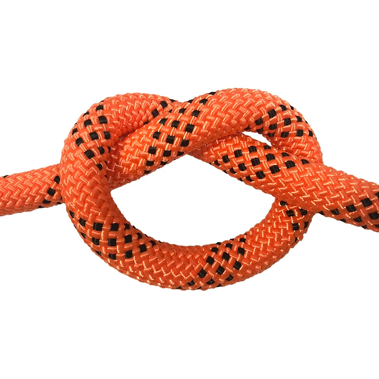 12mm OEM customized colored  solid braided polyester kernmantle rope