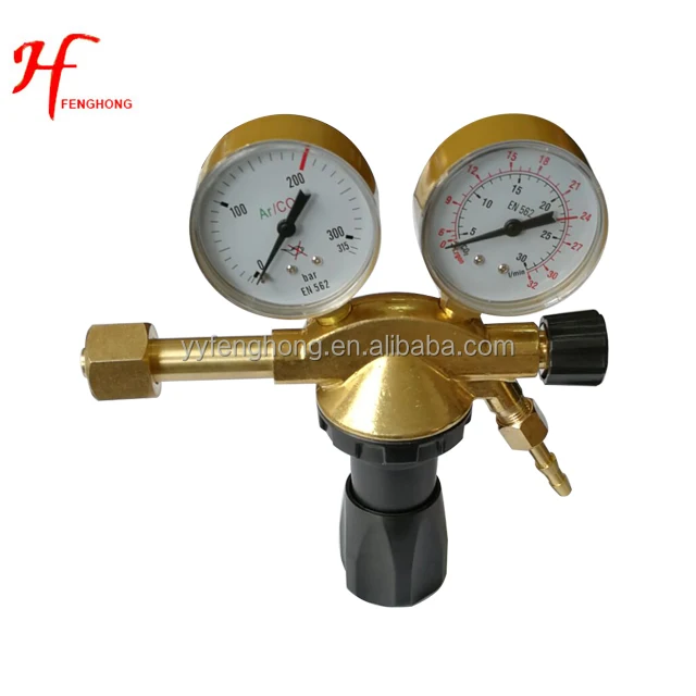 Italian European argon acetylene oxygen co2 LPG gas regulator with high pressure