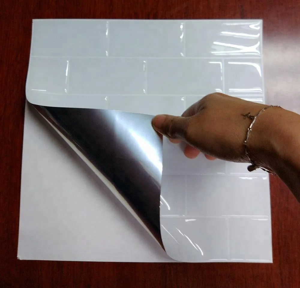 Factory Wholesale Subway Tile Peel And Stick Backsplash Tile Sticker For The Camper And RV Self Adhesive Mosaic