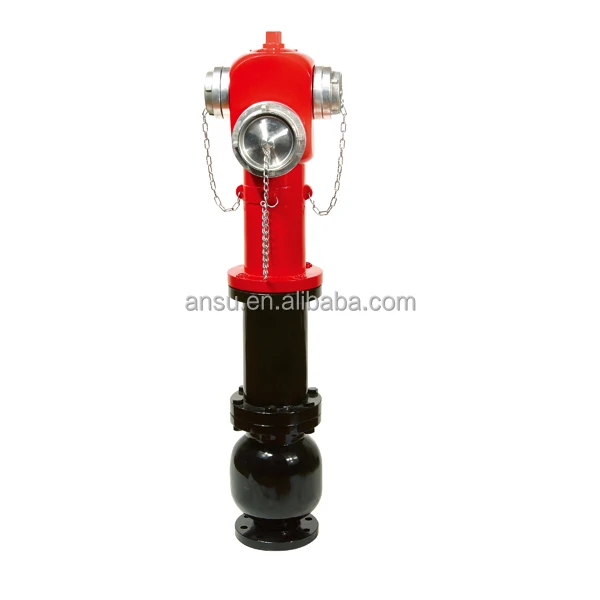 3 Ways 4' Fire Hydrant DN100 Fire fighting water portable type Fire hydrant