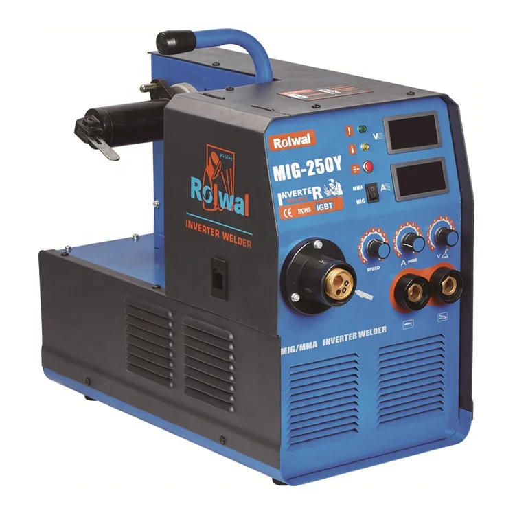 Low Consumption 200Amp Single Phase MIG MAG MMA 250YD IGBT Gas Shield MIG Welding Machine