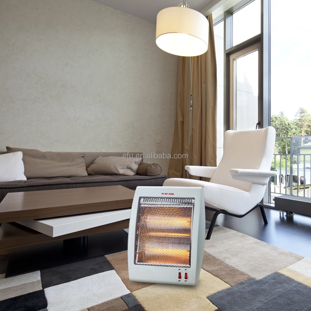 800W electric quartz heater with two power setting