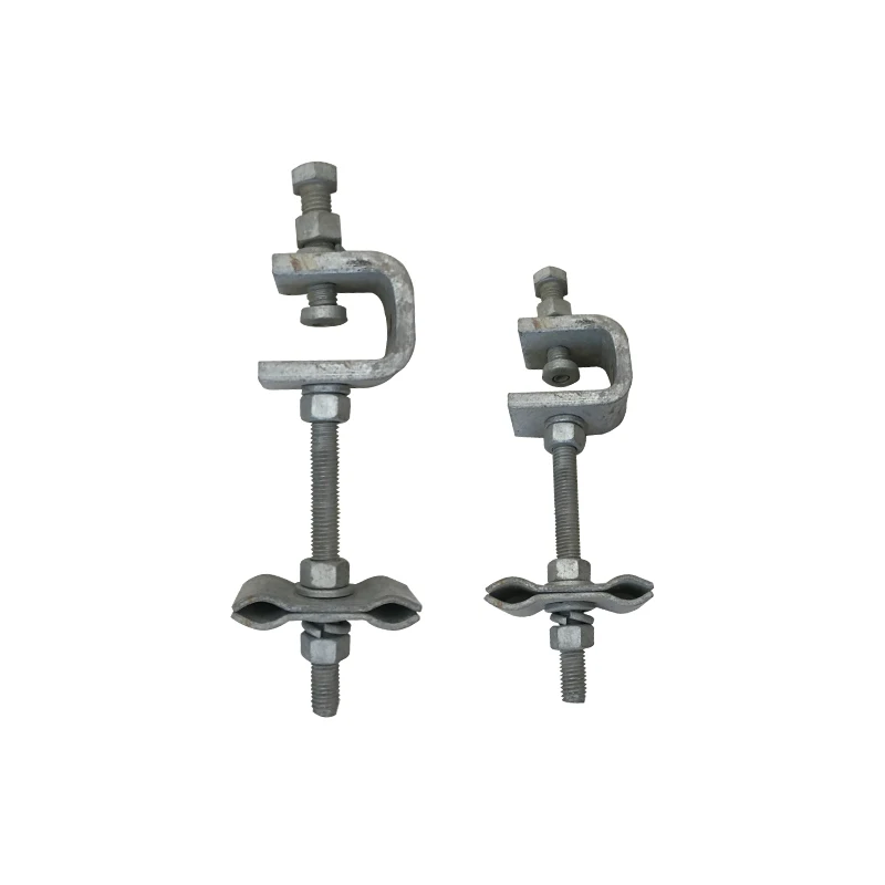 OPGW tower fiber optic cable down lead clamp