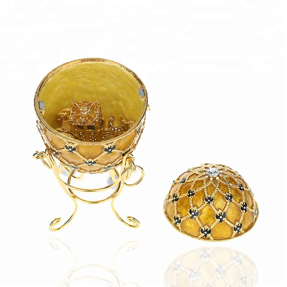 Coronation Egg Box Faberge Egg Jewelry Boxes/Trinket Boxes Classic Design