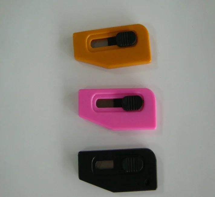 
Foldable Utility Knife, Portable Mini Design Logo Printing Colorful Plastic Knife 