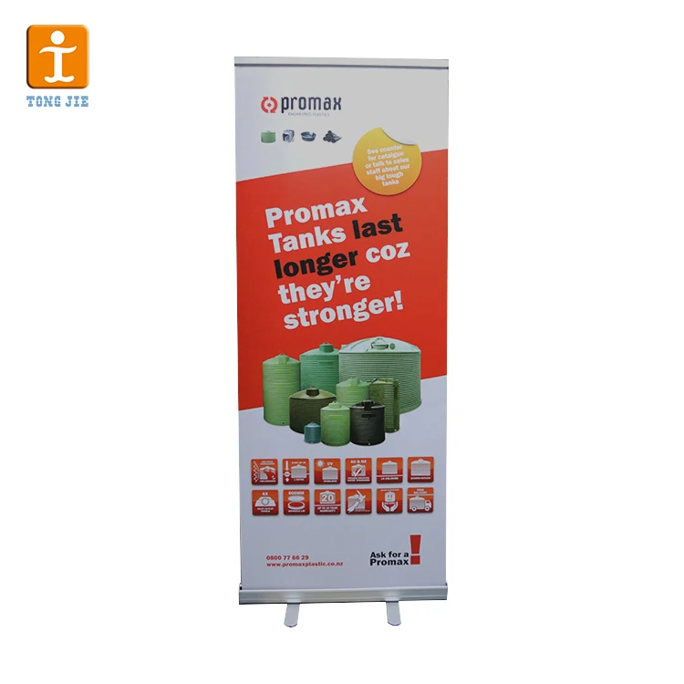 Outdoor vertical advertising banner bunting advertising banner standing roll up banner stand