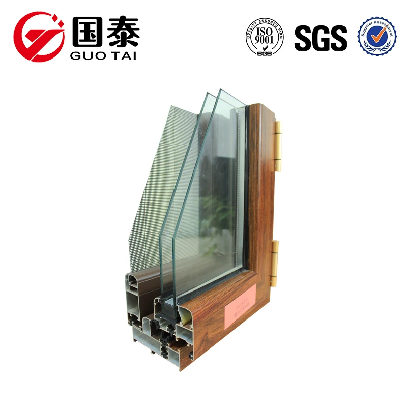High quality aluminum glass door and window profiles aluminum trailer profiles