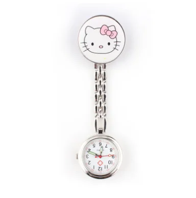 2019 Latest Popular High Quality Cute Cartoon Pocket Watch Stainless Steel Band Nurse Watch