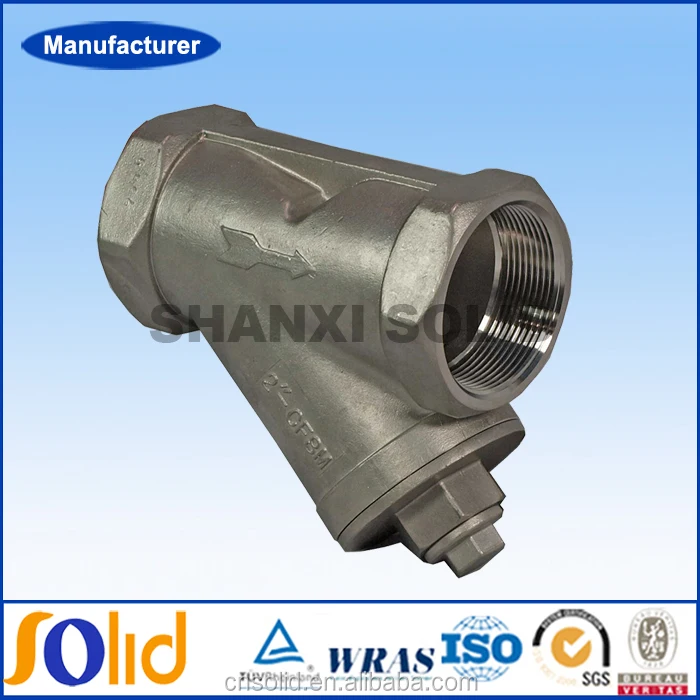 Из нержавеющей Стали CF8M резьба BSP заканчивается Y Типа Фильтра 800 PSI