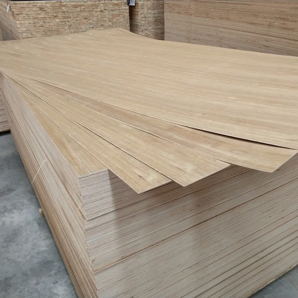 4x8 Natural Teak veneer laminated plywood for india market