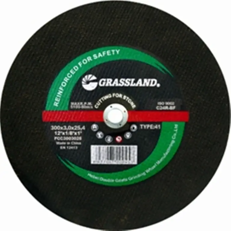 brand manufacturing flat freehand cut-off wheel for stone with MPA EN12413