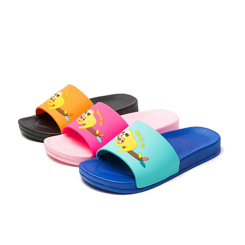 Летние модные новые детские сандалии с мультяшными персонажами пещера обувь для мальчиков и девочек Нескользящие Детские тапочки для пляжа