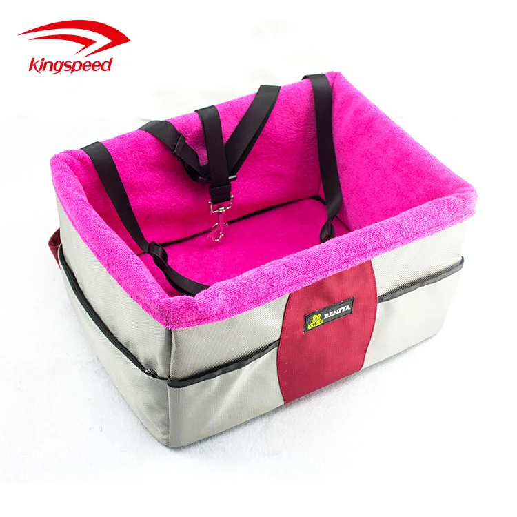 Comfortable Warm Fleece Padded Pet Dog Car Seat Booster Car Seat