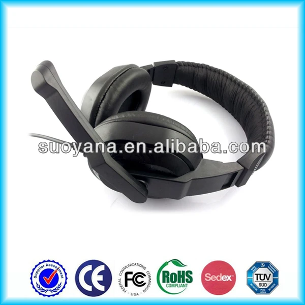 polycarbonate/mp3/mp4, headsets with separated microphone wholesale alibaba