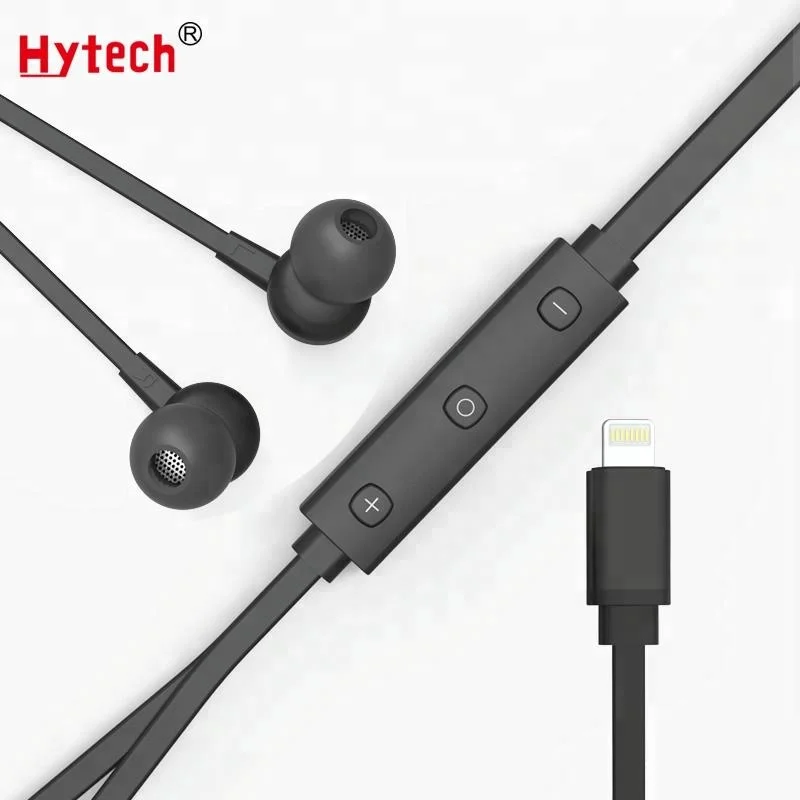 AP-03 Hi-Fi earphone, light-ning stereo in-ear headset, MFi certificated earphone with controller