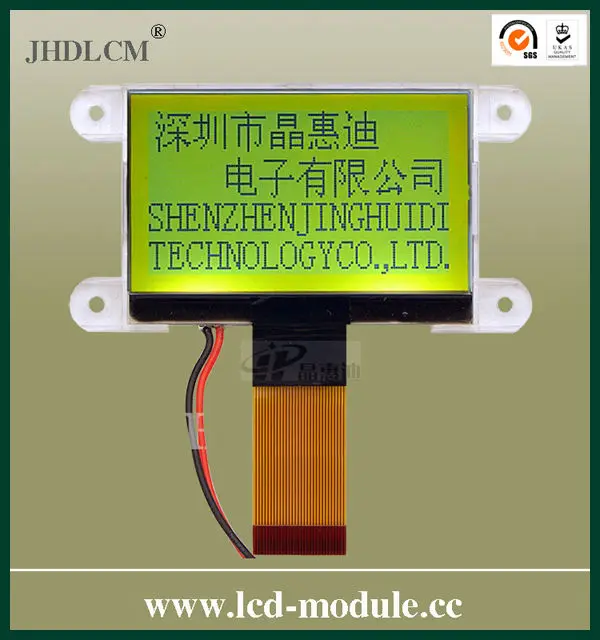 128*64 разрешение 2.2 fstn жк-экран JHD12864-G73IBSW-Y